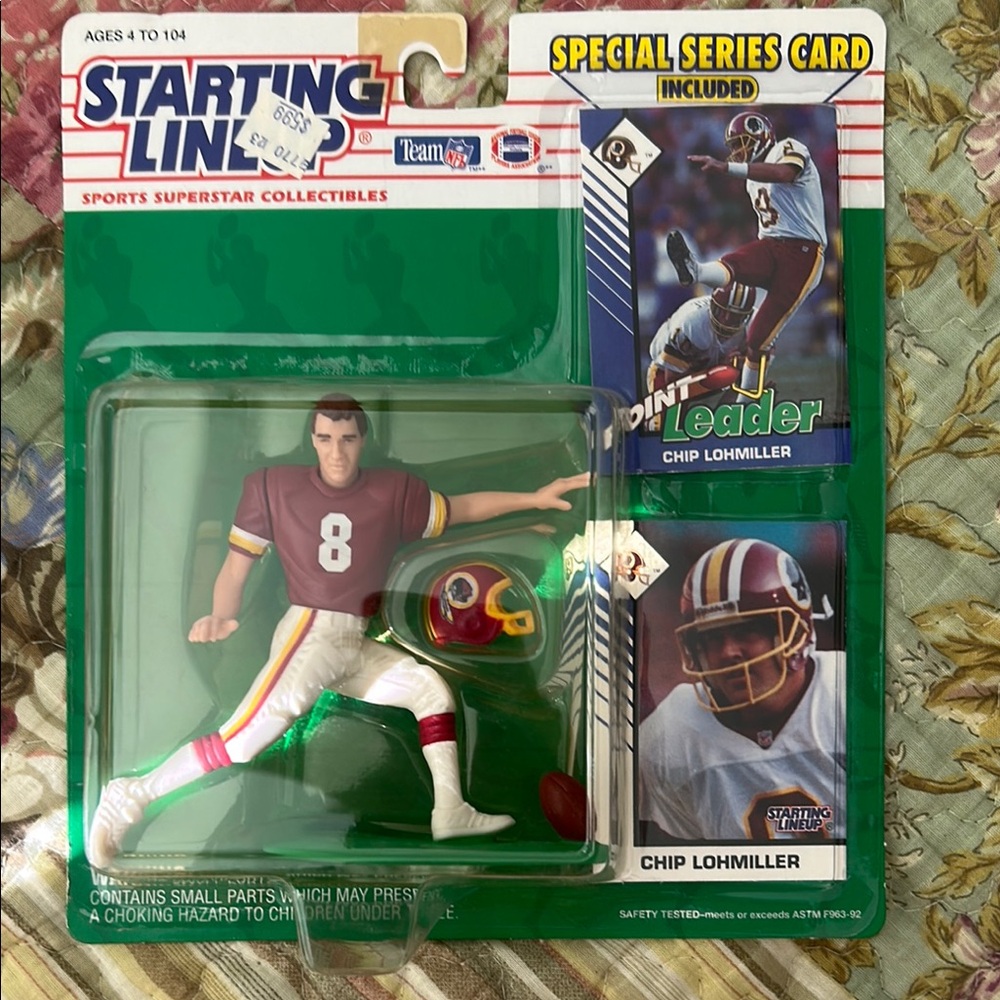 Starting Lineup Chip Lohmiller Figure with Card